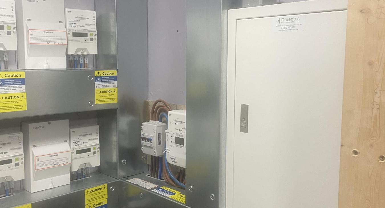 Full electrical installation at high spec apartment complex in Tunbridge Wells by Greentec Electrical